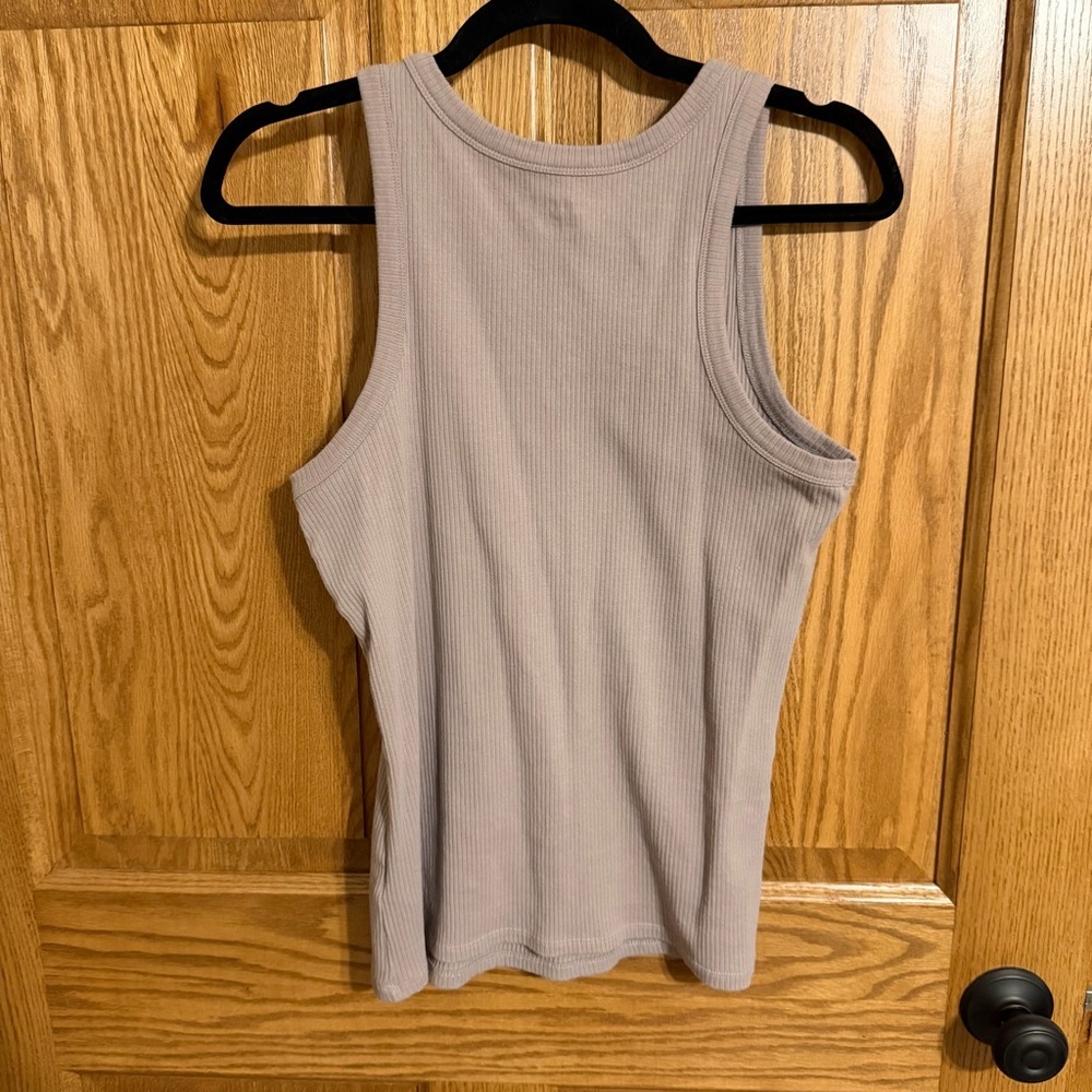 Maurices Taupe Ribbed Tank Top - Picture 3 of 3